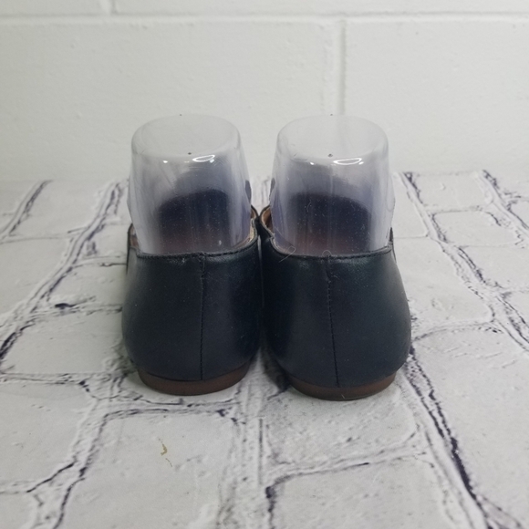 Madewell Lizbeth black leather pointed toe flats - Picture 7 of 9